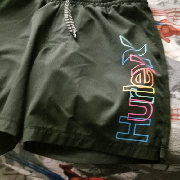 Hurley Other - Hurley Black Shorts with Colorful Logo